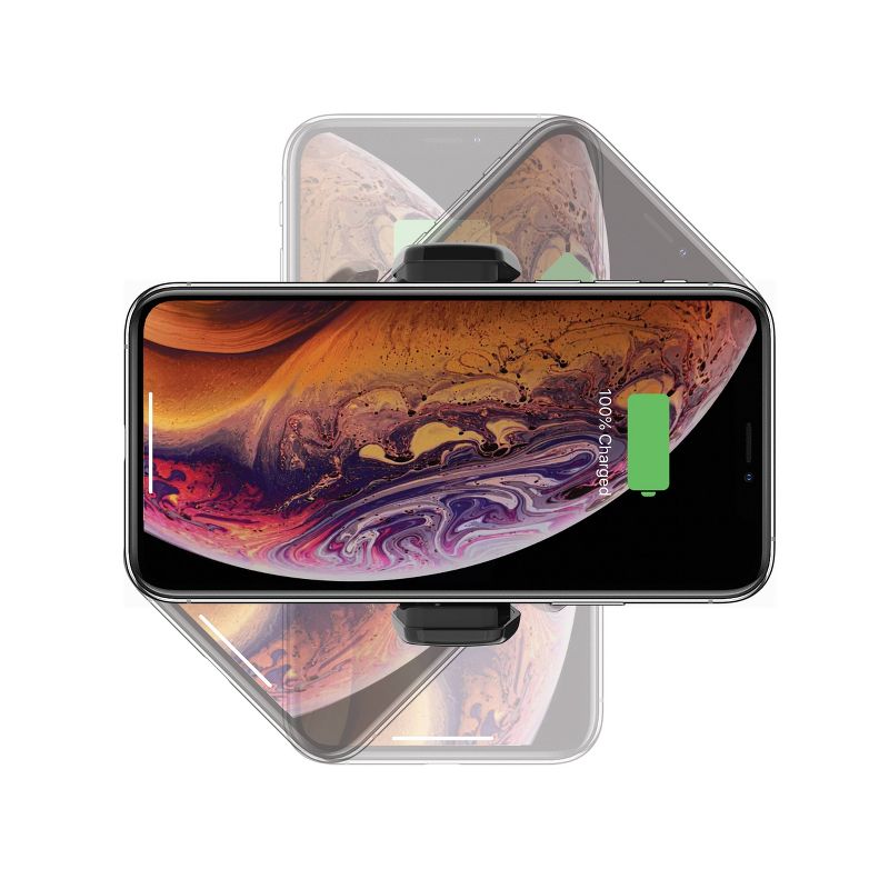 Scosche MagicGrip Vent mount with 10W Qi Charging - Black