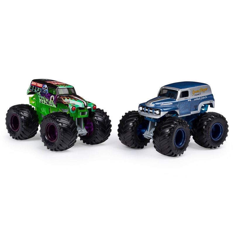 Monster Jam Grave Digger vs Grave Digger 1:64 Scale - 2pk