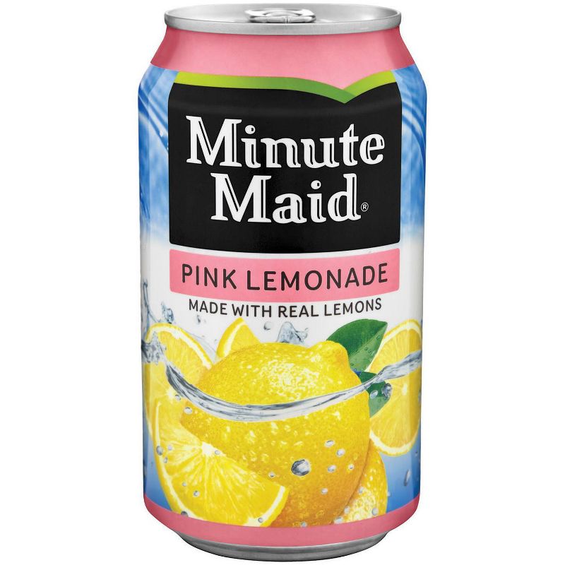 Minute Maid Pink Lemonade - 12pk/12 fl oz Cans