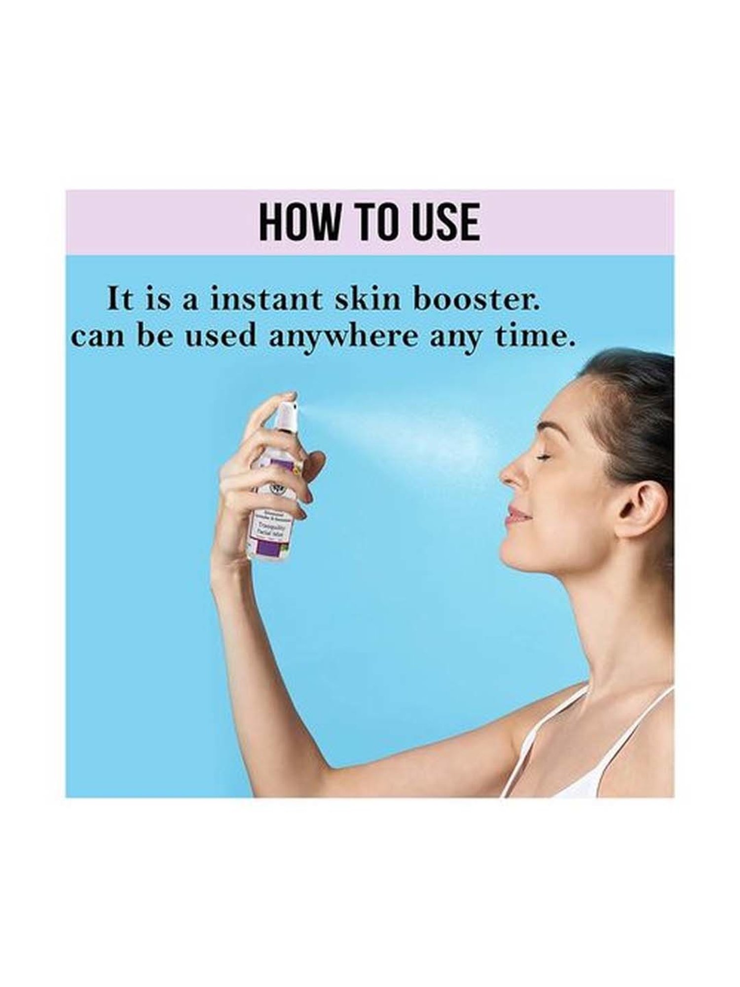 Seer Secrets Silverated Lavender & Geranium Tranquility Facial Mist - 100 ml