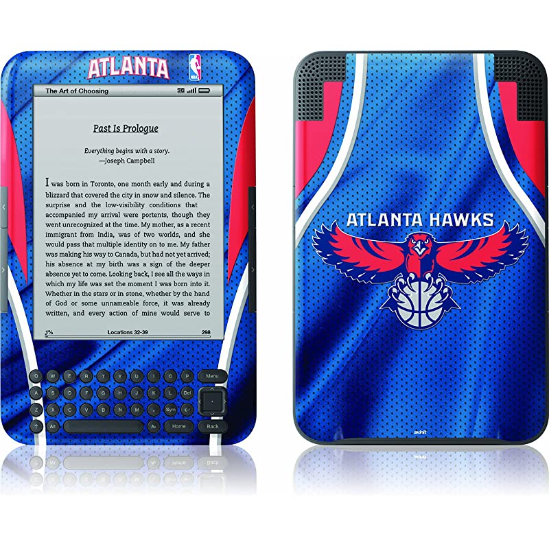 Kindle Skin Fits Kindle Keyboard Altanta Hawks