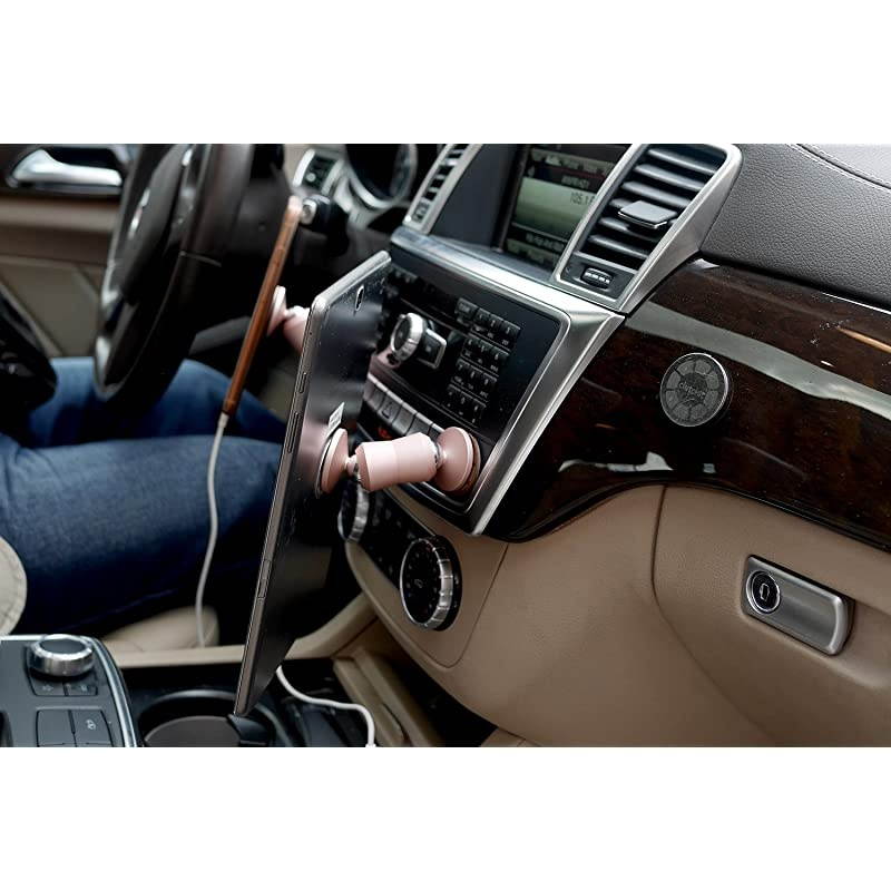 The Original Dual Magnetic Movable Phone Holder and Tablet Mount (Gold)