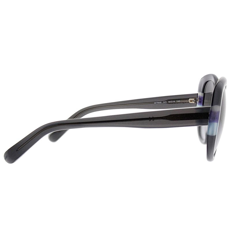 Salvatore Ferragamo  025 Womens Oval Sunglasses Grey Azure 54mm