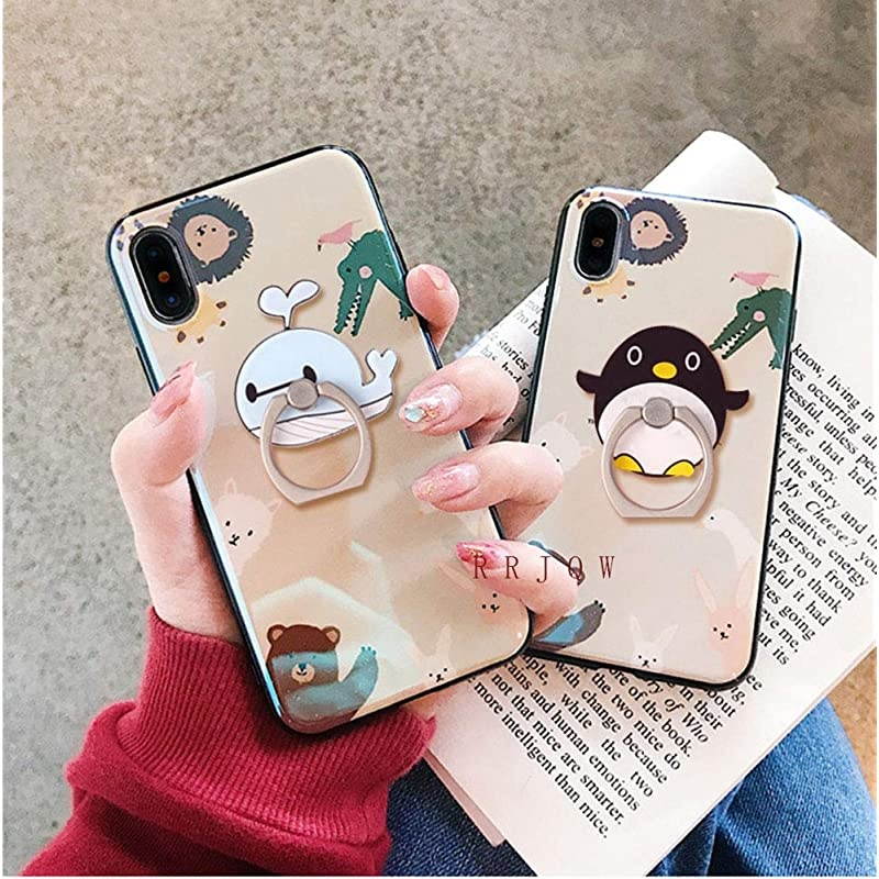 Ring Holder StandWhale Ring Stand Holder 360 Rotation Finger Ring Grip Stand Cute Grip for CellphonesSmartphones and TabletsWhaleNarwhalPenguin