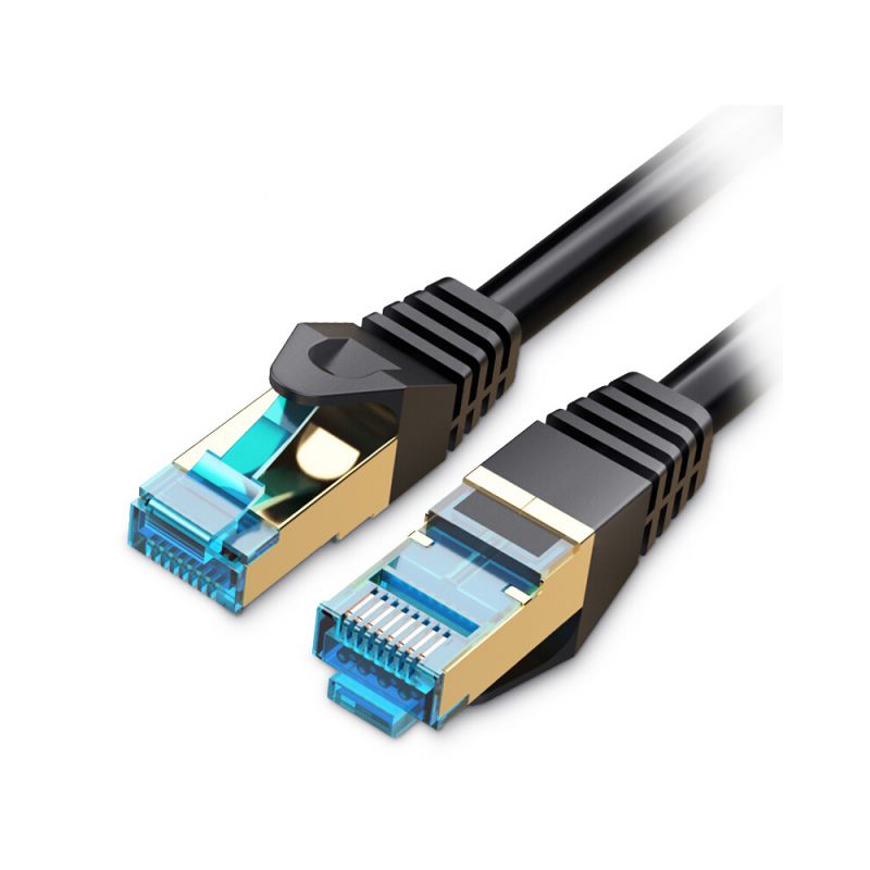 VENTION Cat 7 Ethernet Cable Gigabit Fast Speed Flat Network Cable RJ45 Dual Shielding Cable for Home Business 3M