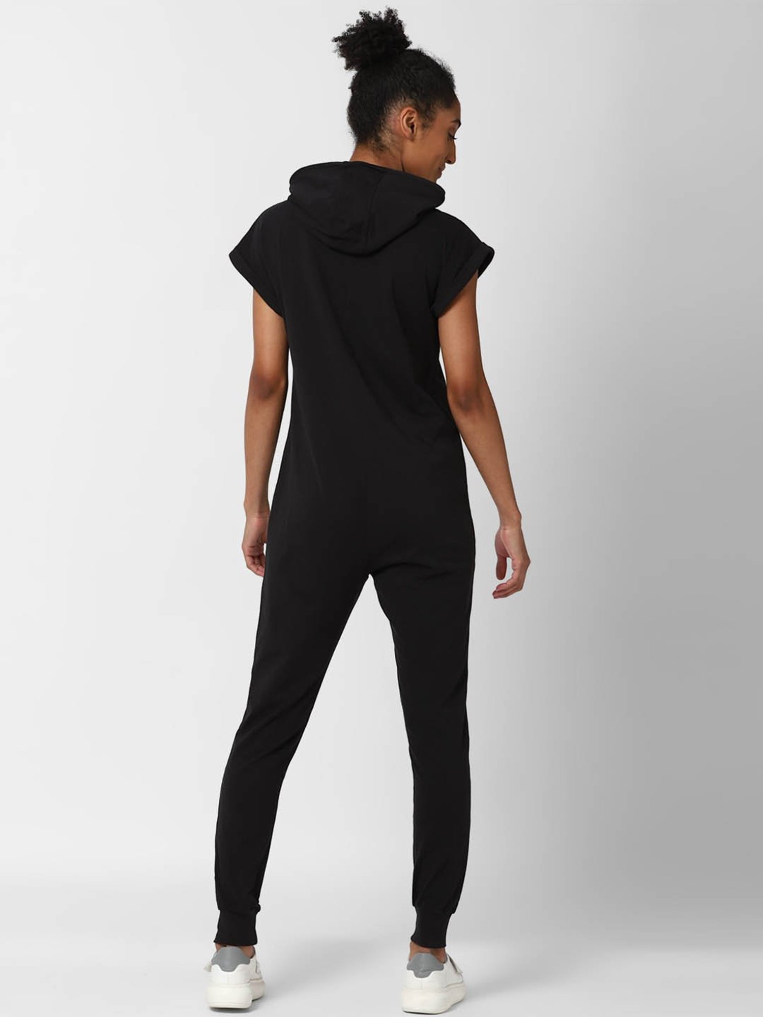 Forever 21 Black Full Length Jumpsuit