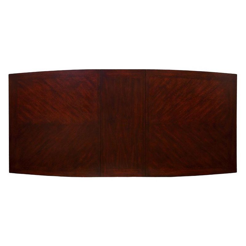 9pc Middleson Extendable Dining Set Dark Cherry Finish - miBasics