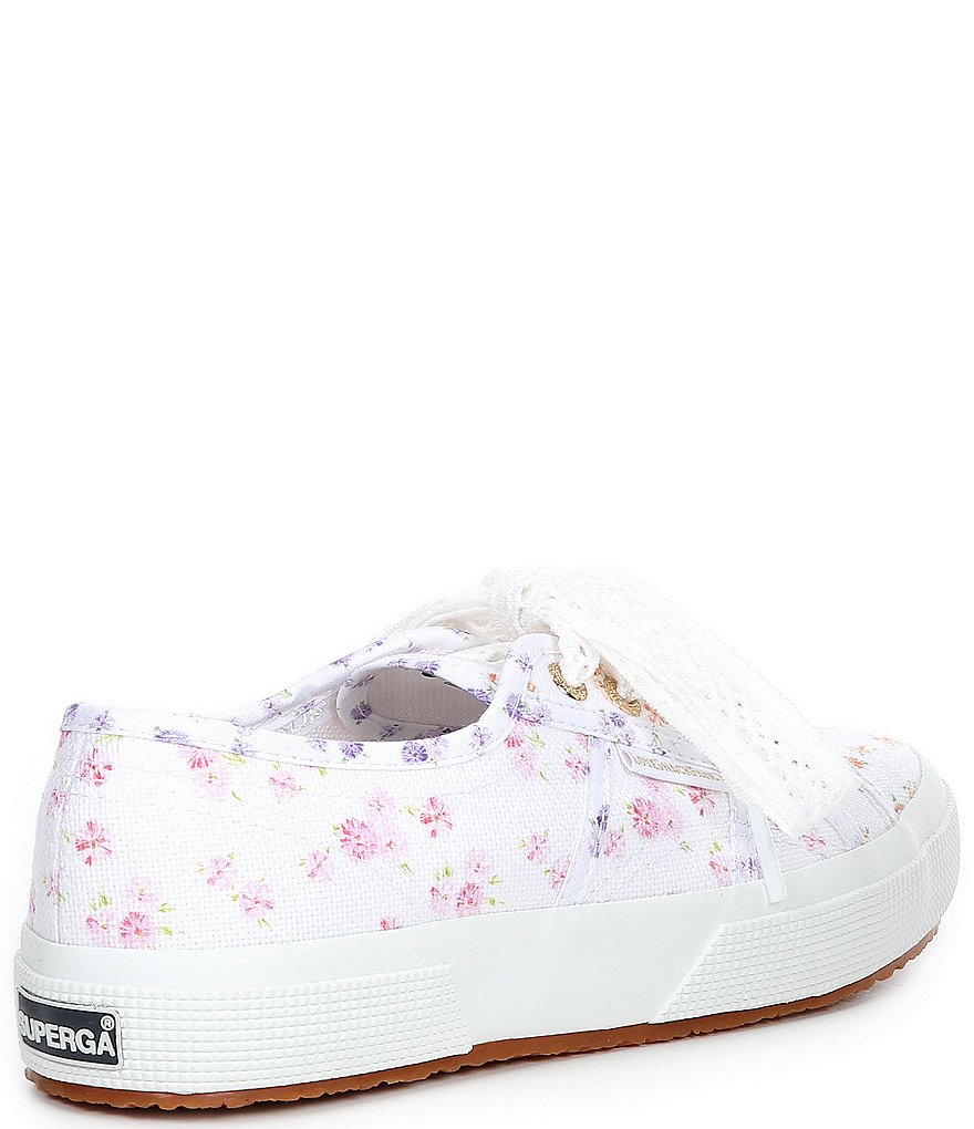 Superga x LoveShackFancy 2750 Flower Mix Eyelet Lace Floral Print Canvas Sneakers