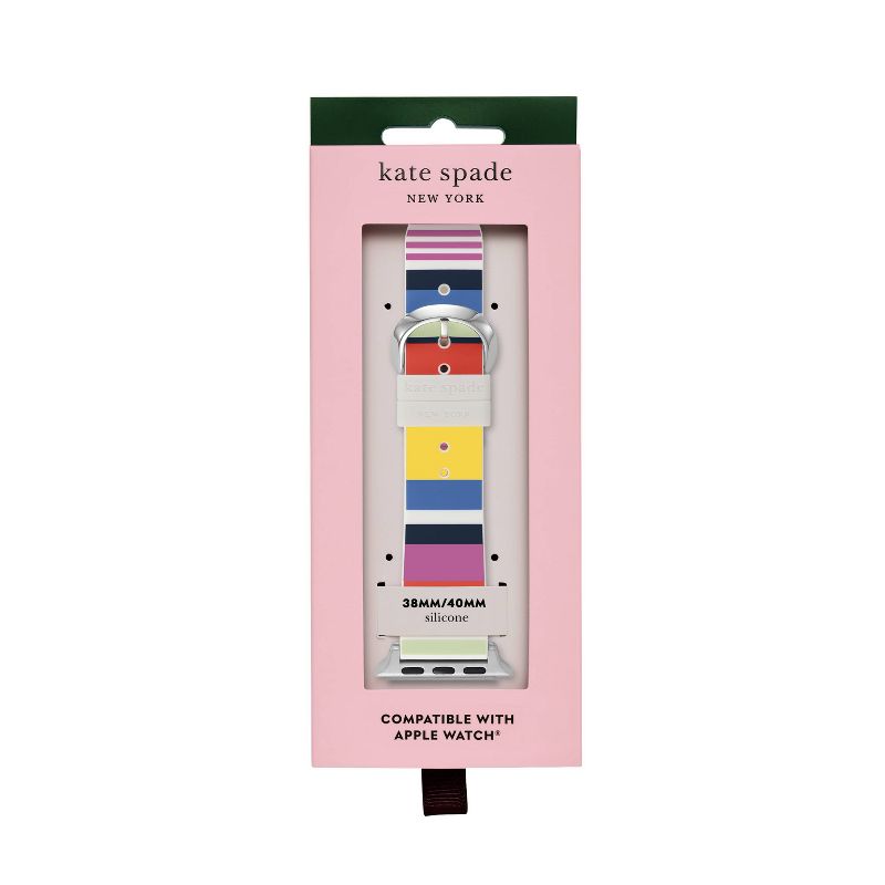 Kate Spade New York Apple Watch 38/40mm Band - Striped Silicone