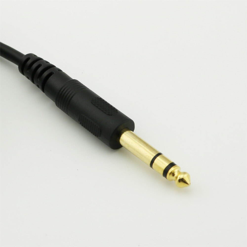 1pcs TRS 3.5mm 1/8" Female to Stereo 1/4" 6.35mm Male Audio AUX Adapter Cable 1.5m