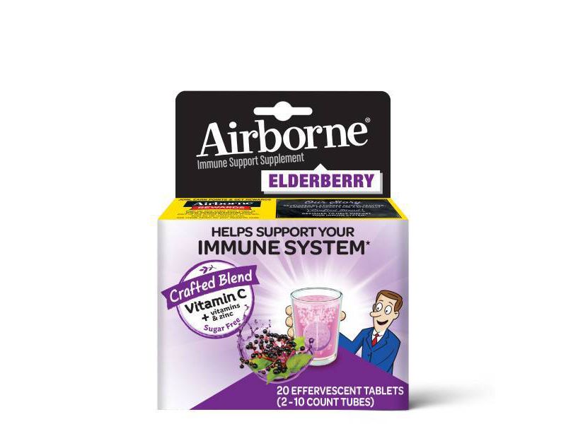 Airborne Elderberry Effervescent Tablets - 20ct