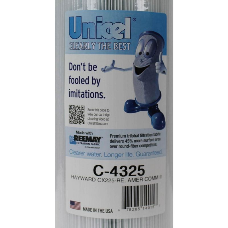 4) New Unicel C-4325 Spa Replacement Filter Cartridges 25 Sq Ft Hayward CX225RE