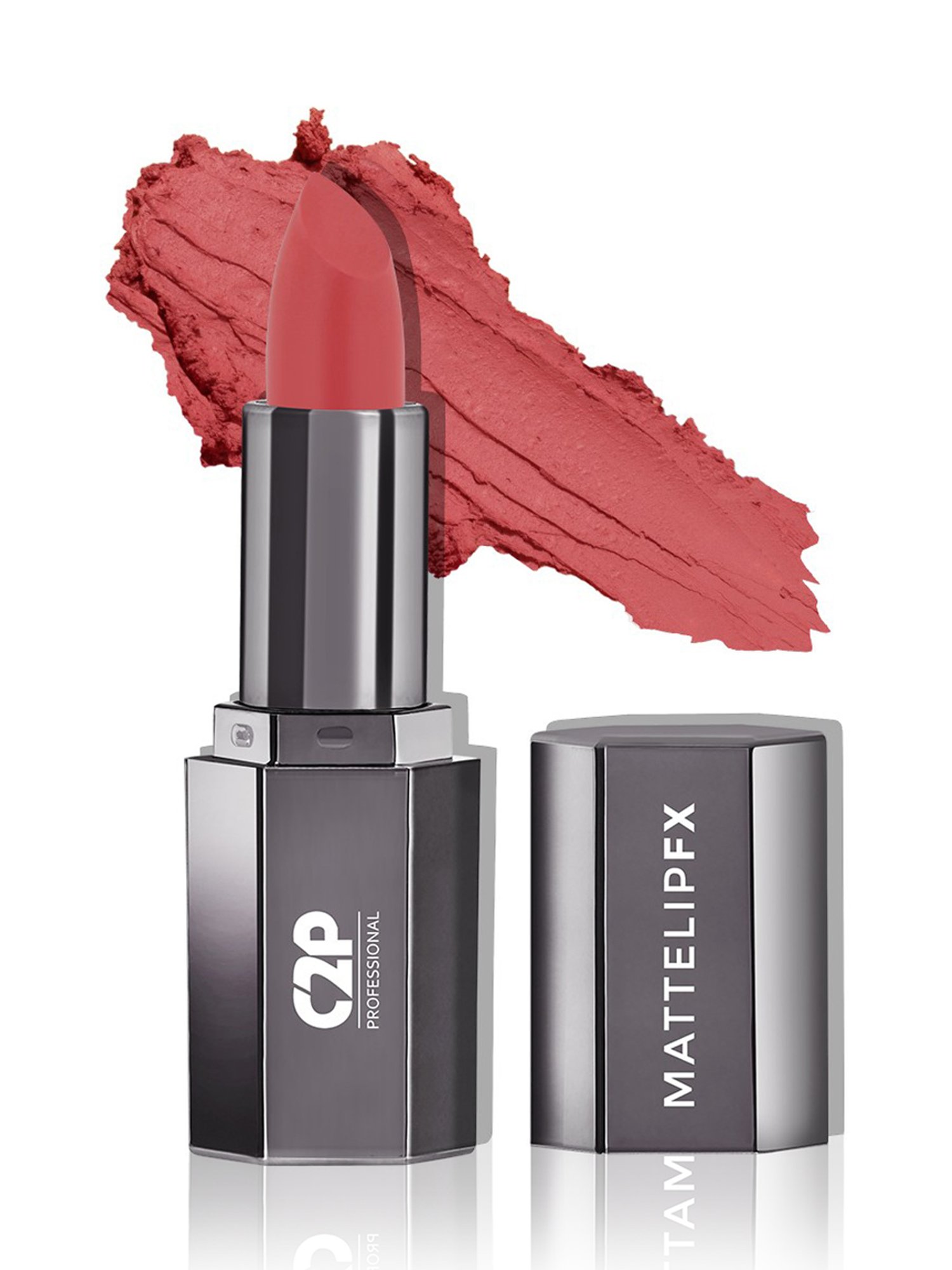 C2P PROFESSIONAL MAKEUP Matte Lip FX Lipstick Delicate 08 - 3.5 gm