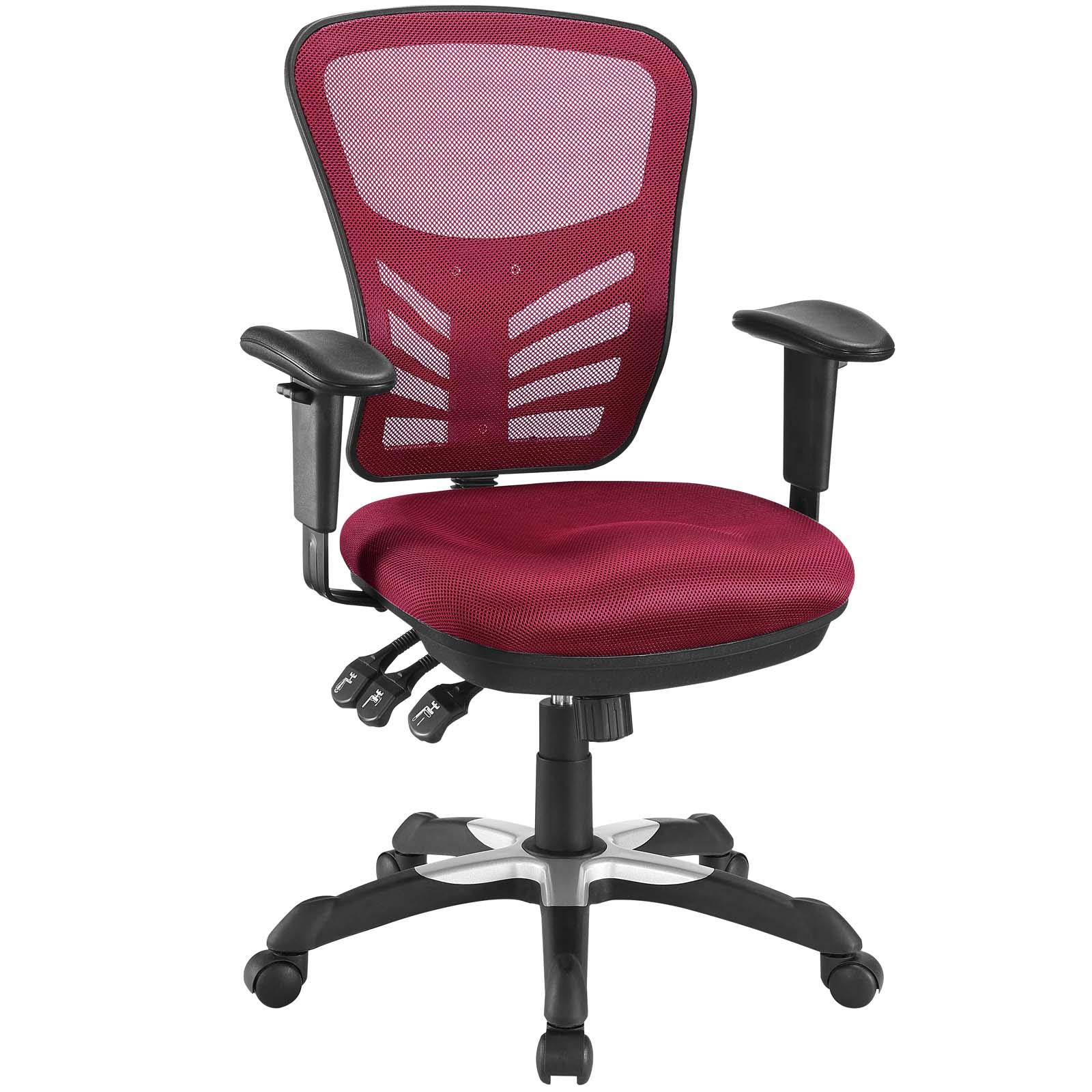 Articulate Mesh Office Chair in Red