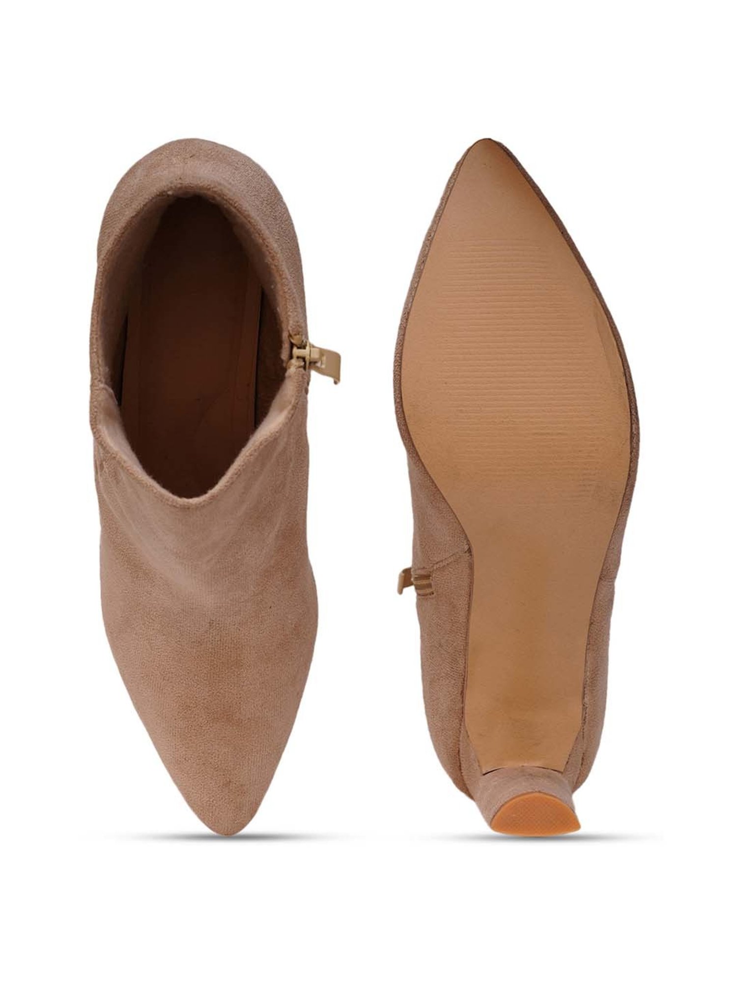 Sherrif Women's Beige Casual Booties