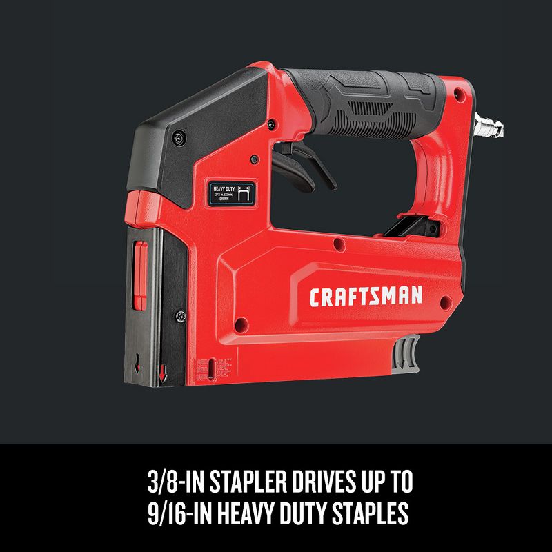 Craftsman CMEC3KITR 0.8 HP 6 Gallon Oil-Free Pancake Air Compressor with 3 Nailers Combo Kit