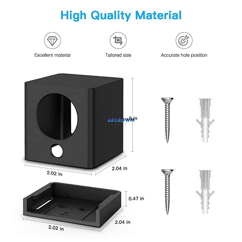 2Pack AC Outlet Mount Compatible with Wyze Cam Reliable mounting Alternative for Wyze Cameras and iSmartAlarm Spot Camera Support Stand