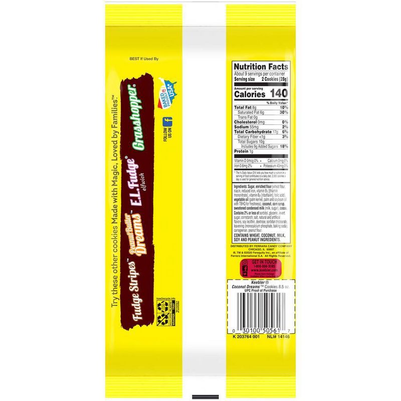 Keebler Coconut Dreams Cookies - 8.5oz