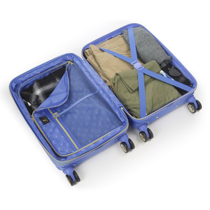 FUL Disney Princess Cinderella 21" Carry On Hardside Spinner Suitcase - Blue