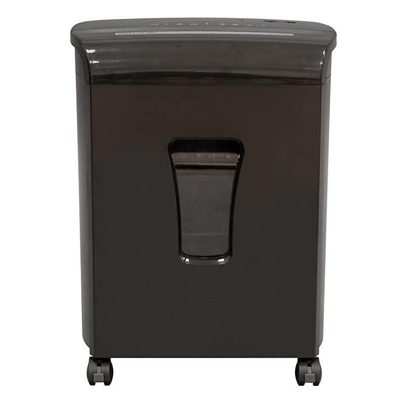 FM121PBLK 12Sheet High Security Micro Cut Paper Credit Card Shredder with Waste Bin Shredder Black