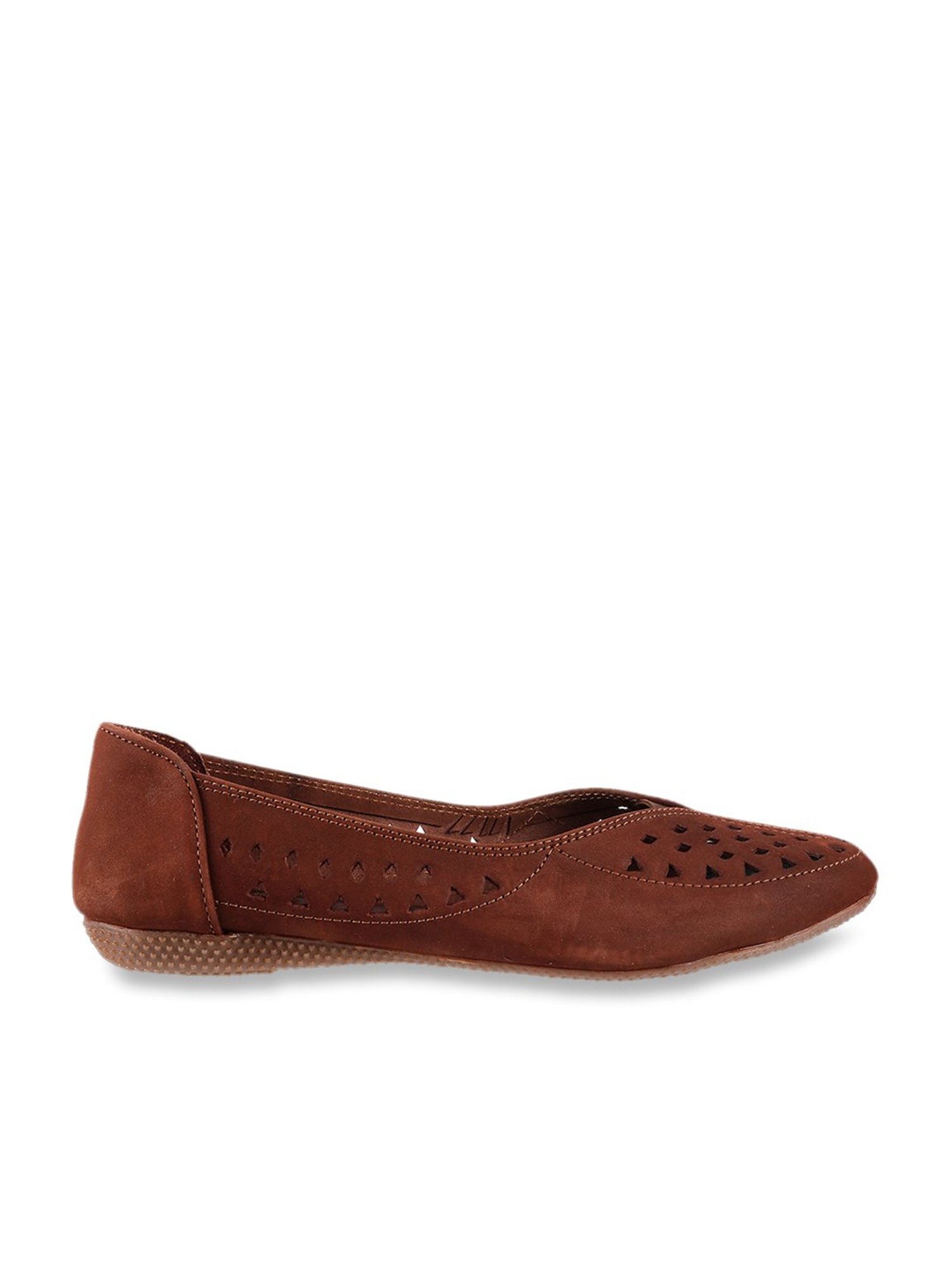 Metro Women's Brown Flat Ballets