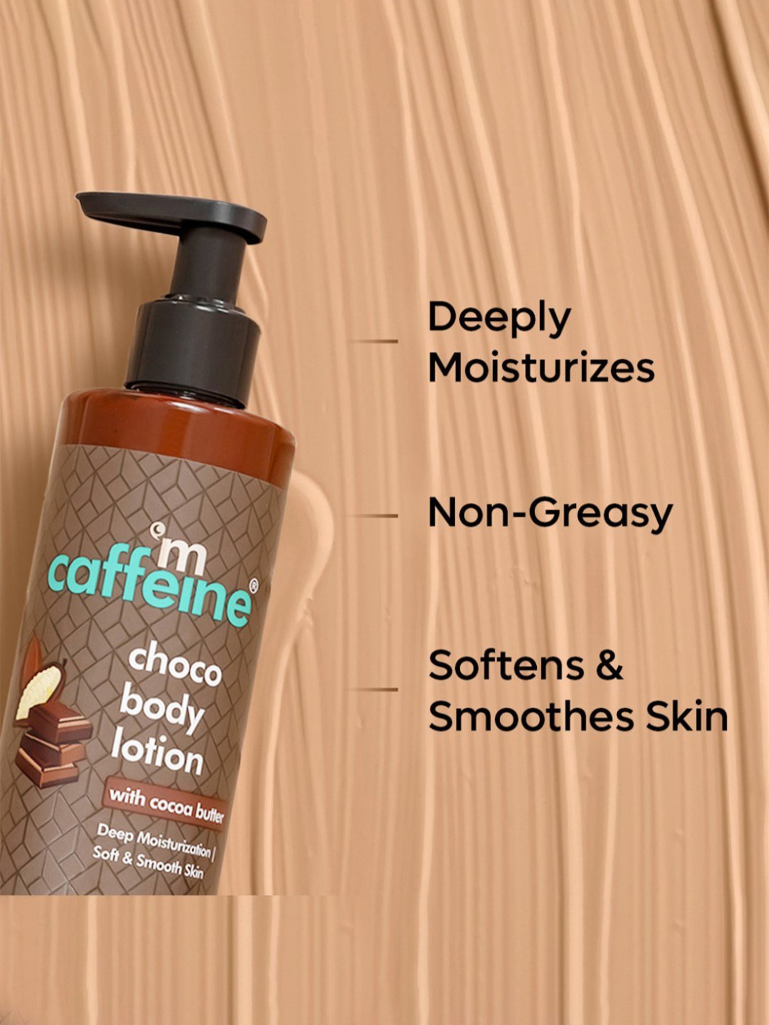 mCaffeine Choco Body Lotion for Dry Skin - Pack of 2