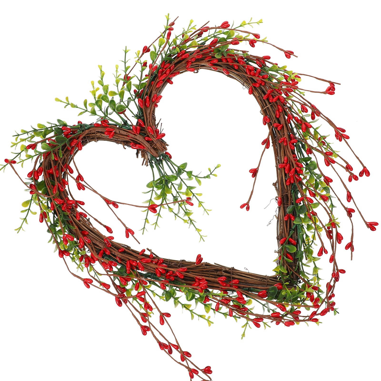 1Pc Berry Wreath Lovely Chic Wedding Party Wreath Hanging Ornament Wall Decoration