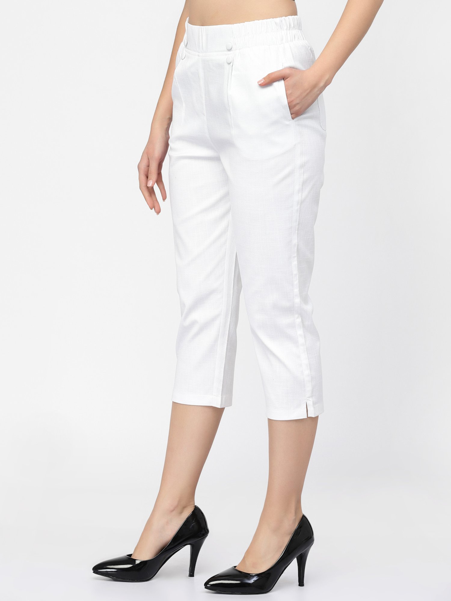 KENDALL + KYLIE Black Mid Rise Pants