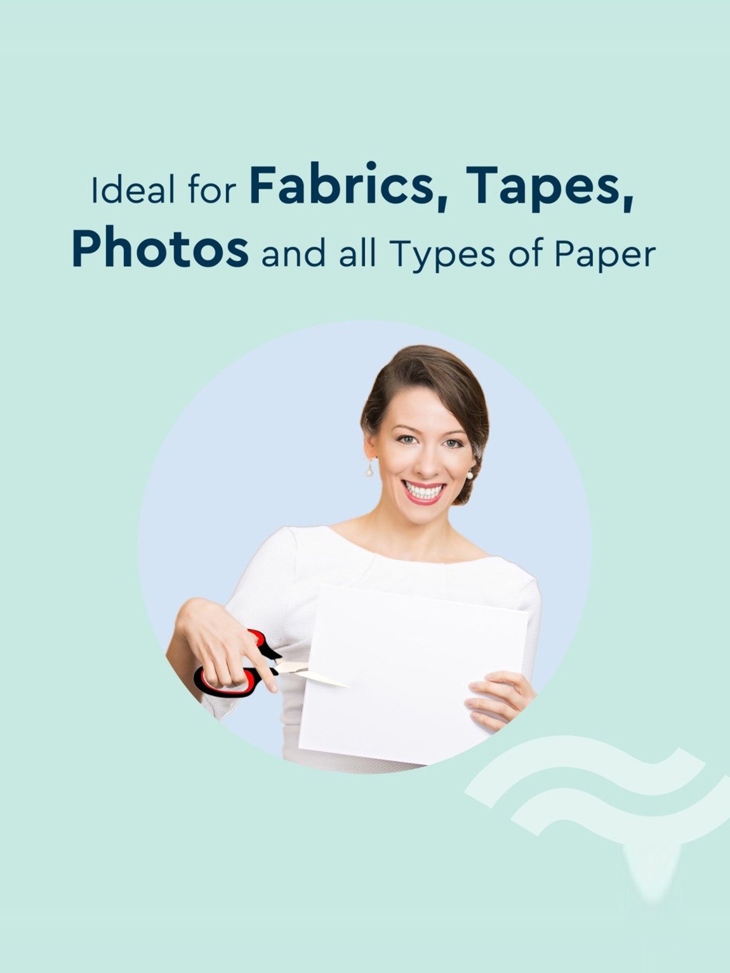 GUBB All Purpose Scissor for Hair, Cloth, Craft & Tailoring, Stainless Steel Scissor - Large