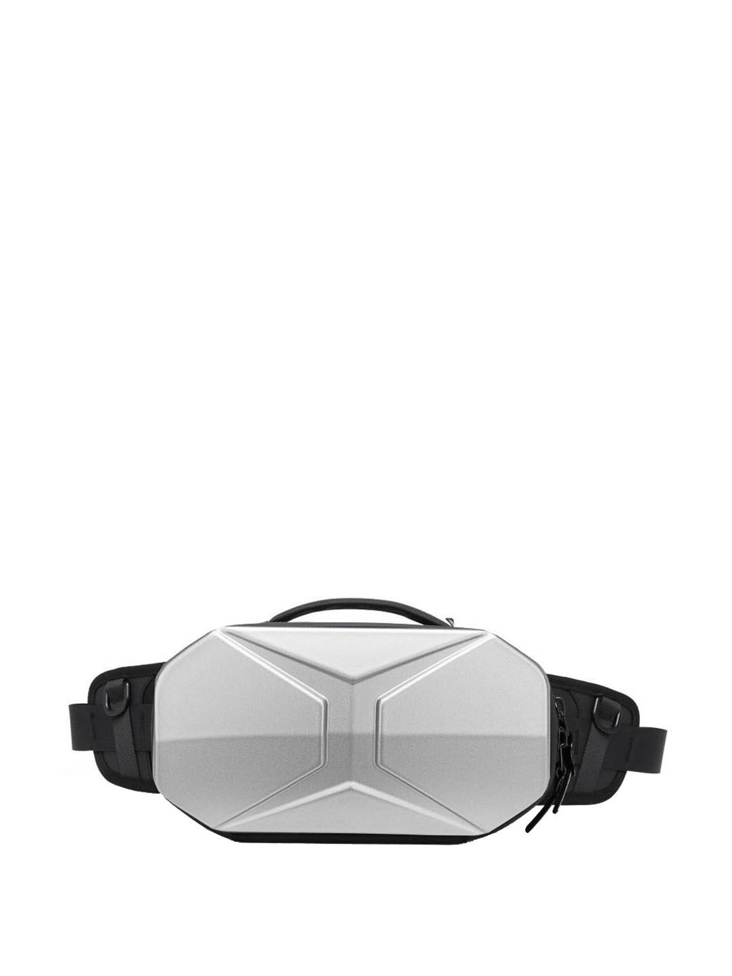 Ozuko Urban Odyssey Silver Soft One Size Waist Bag