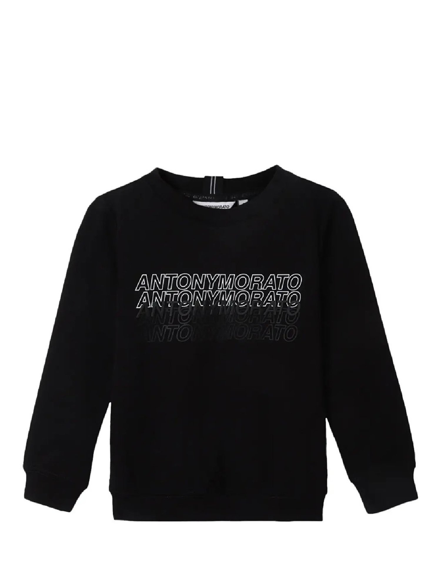 Antony Morato Kids Black Printed  Sweatshirt