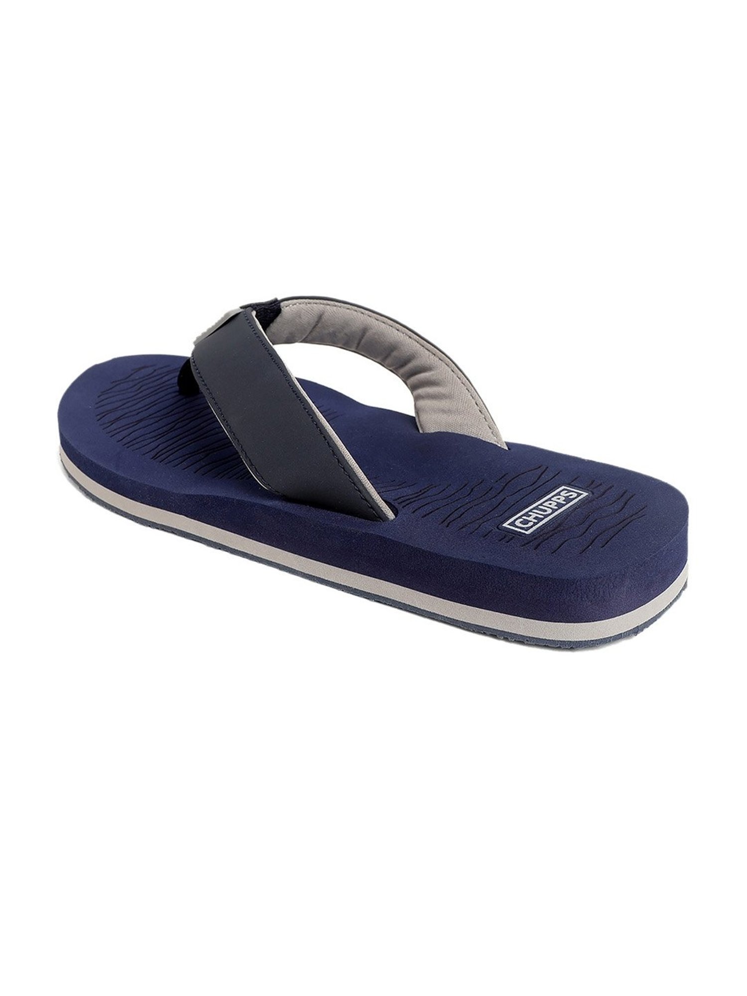 Chupps Men's Navy Flip Flops
