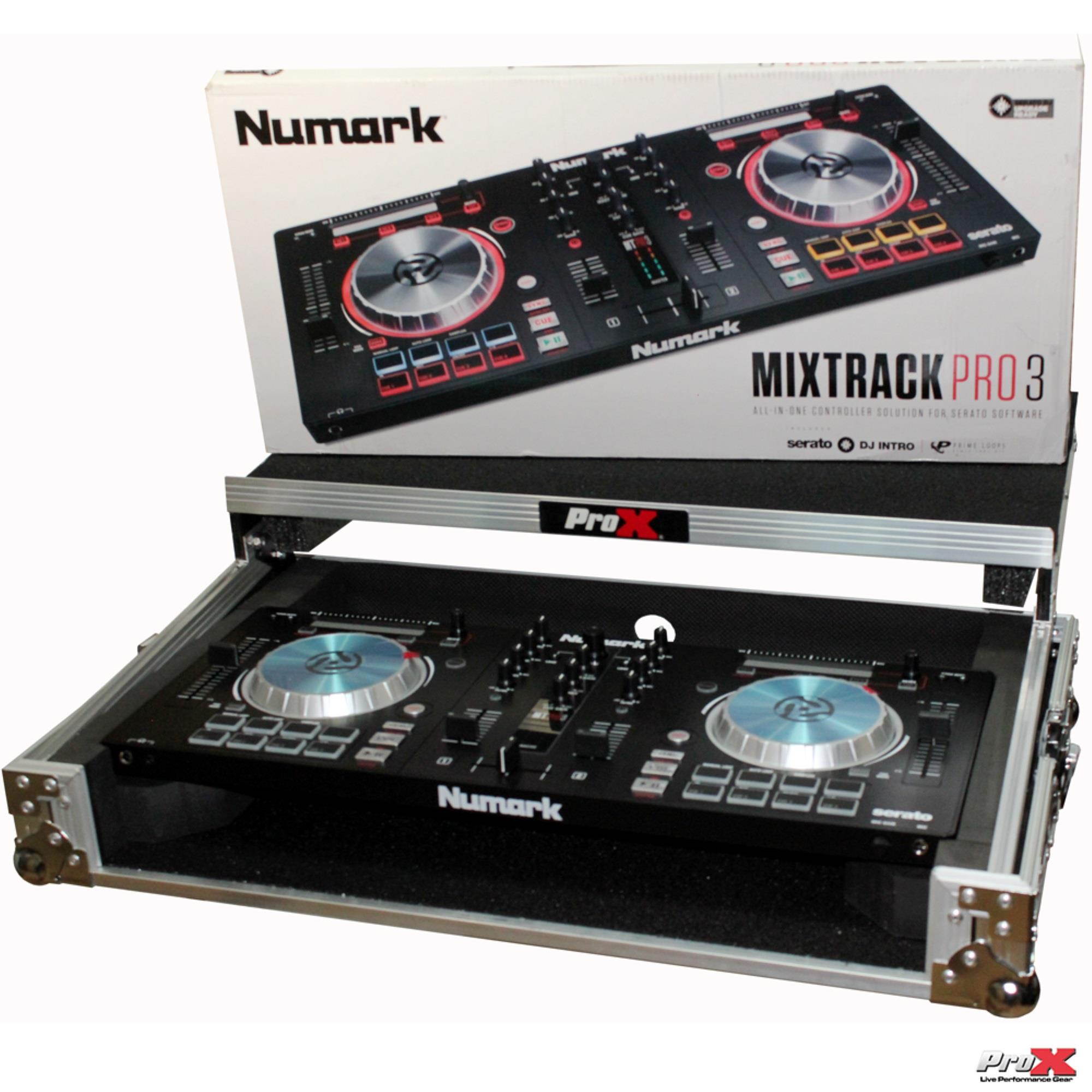 Road Case for Numark MixTrack 3 Pro 3 and Platinum Digital Controller W-Laptop Shelf