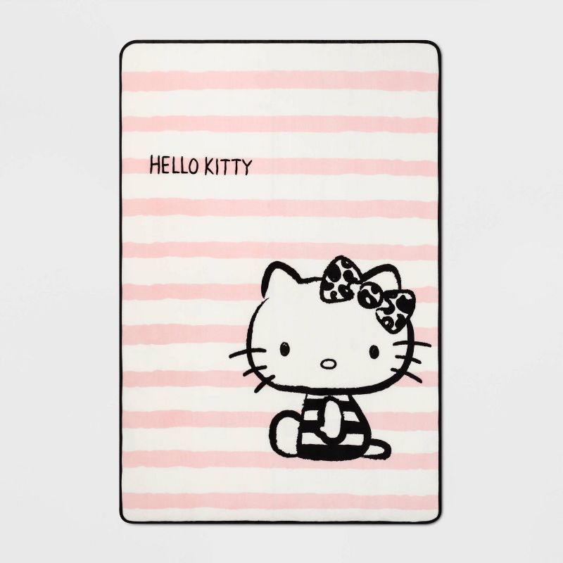 62"x90" Hello Kitty Adorably Classic Blanket