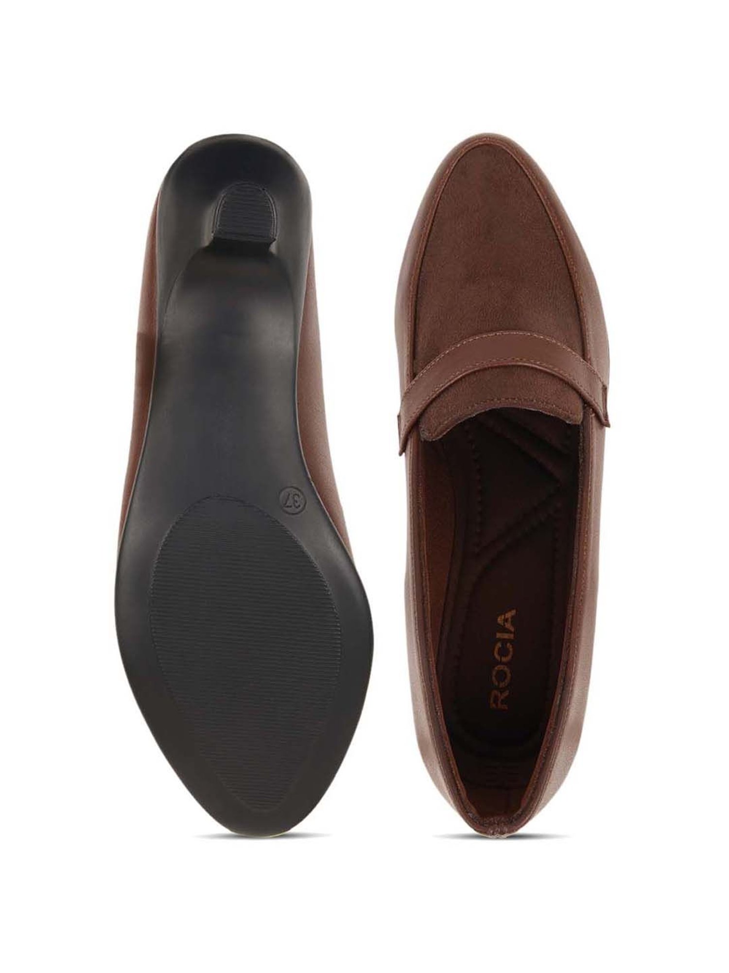 Flat N Heels Women's Pink Stiletto Pumps