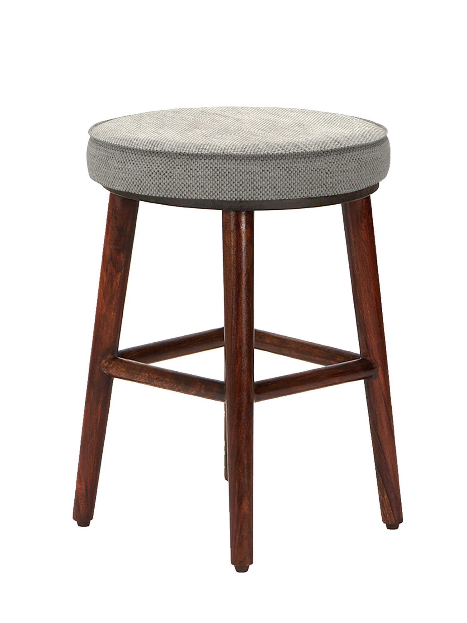 Chumbak English Bangalore Solid Grey Wood Cafe Stool