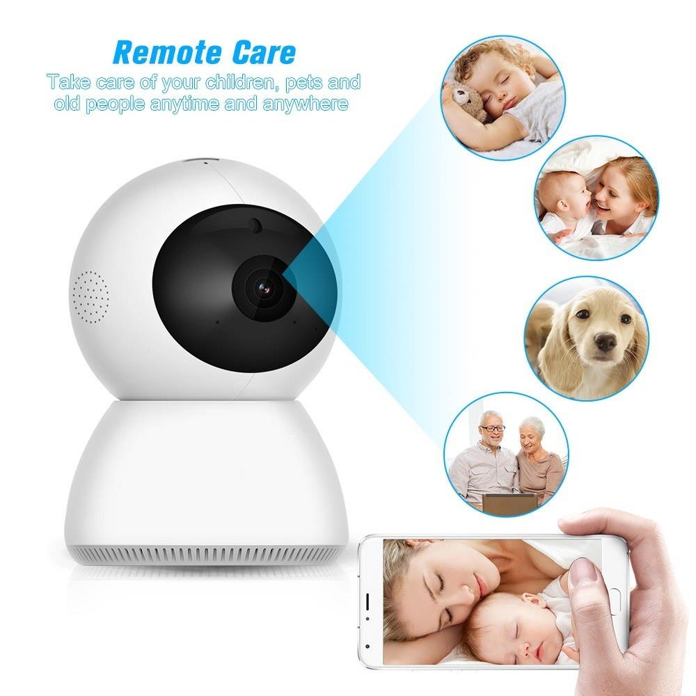 Smart PTZ IP Cameras 1920*1080P 2MP Wifi Indoor Wireless Security Camera 9 IR LEDs Phone Control Motion