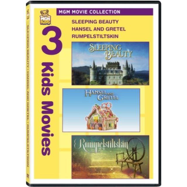3 kids movies: sleeping beauty / hansel and gretel / rumpelstiltskin mgm movie collection