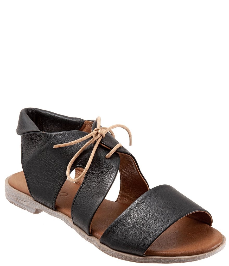 Bueno Yara Leather Lace-Up Sandals