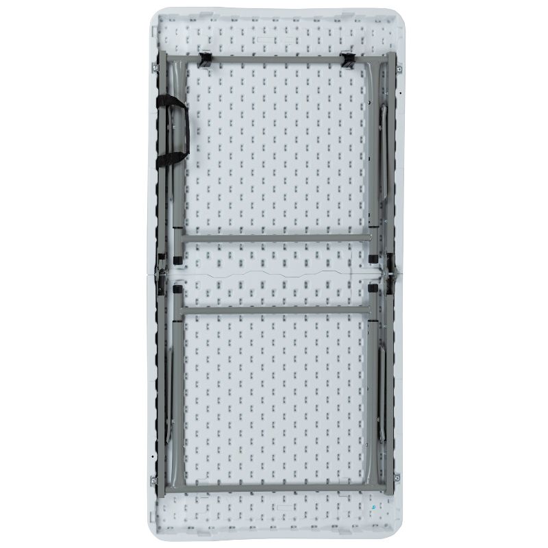 Emma and Oliver 72" x 12" x 12" Birchwood Bar Top Riser with Silver Legs