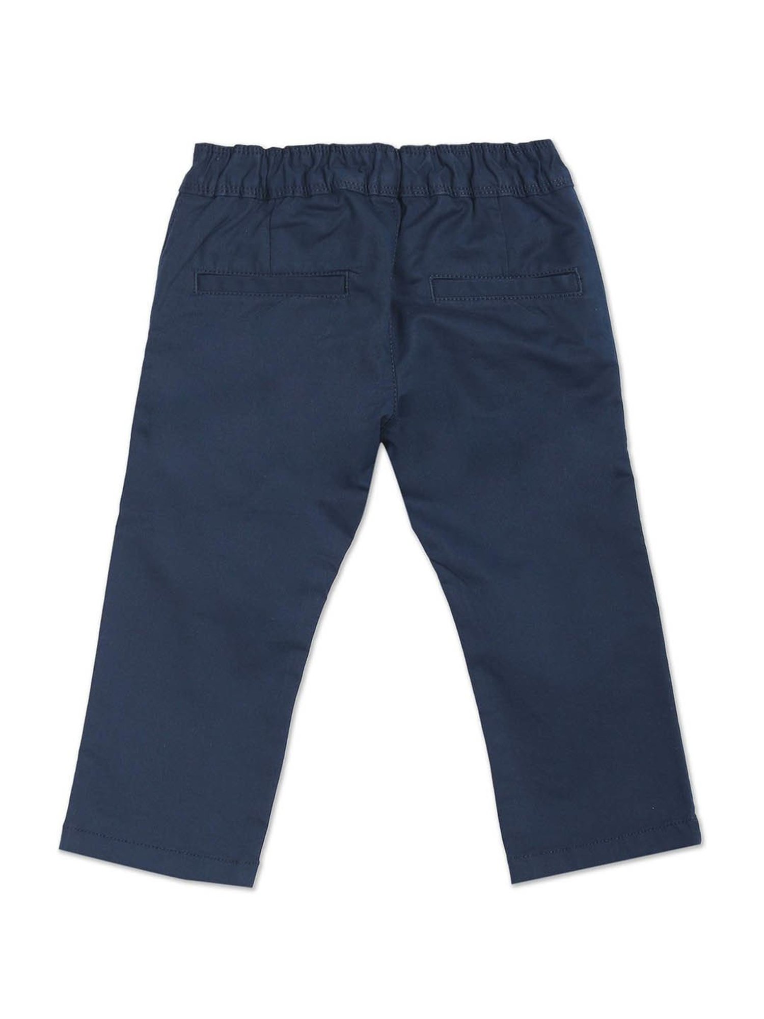 U.S. Polo Assn. Boys Navy Solid Trousers