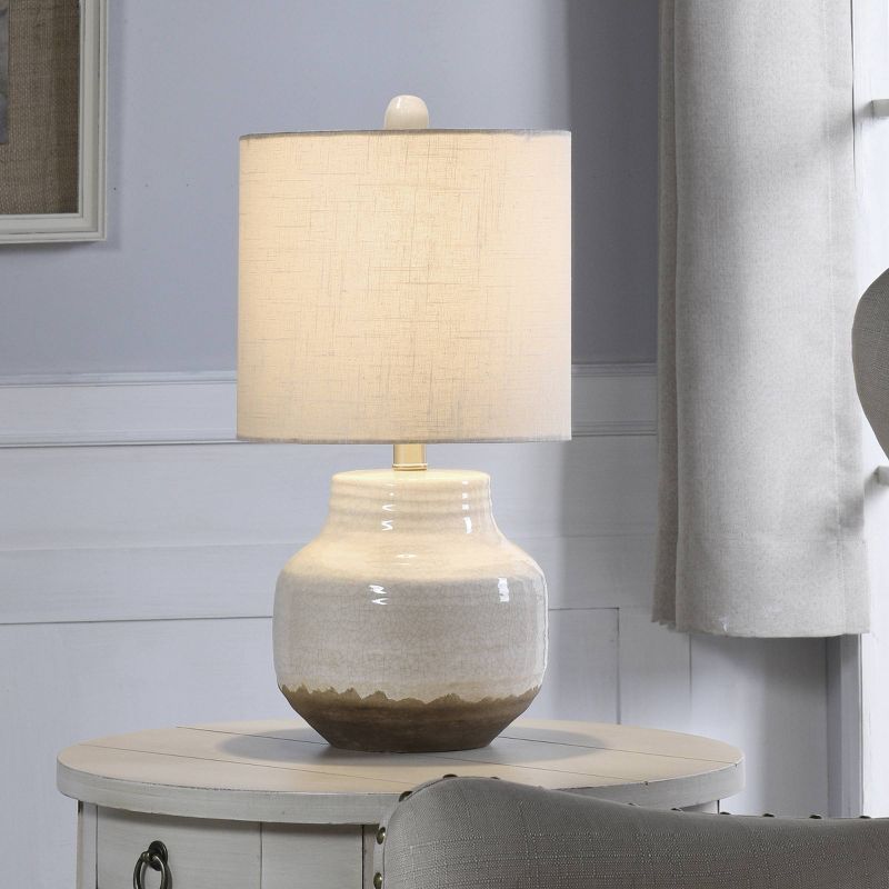 Prova Ceramic Table Lamp Cream - StyleCraft