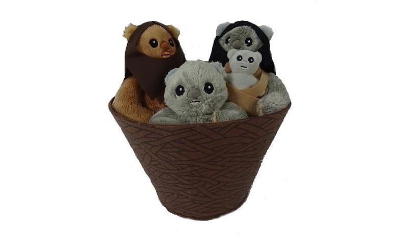 Comic Images Star Wars Celebration Exclusive Ewok Family 3 Piece Plush Set