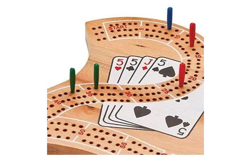 WE Games 36 Standard Plastic Cribbage Pegs w/ a Tapered Design in 3 Colors - Red, Blue & Green