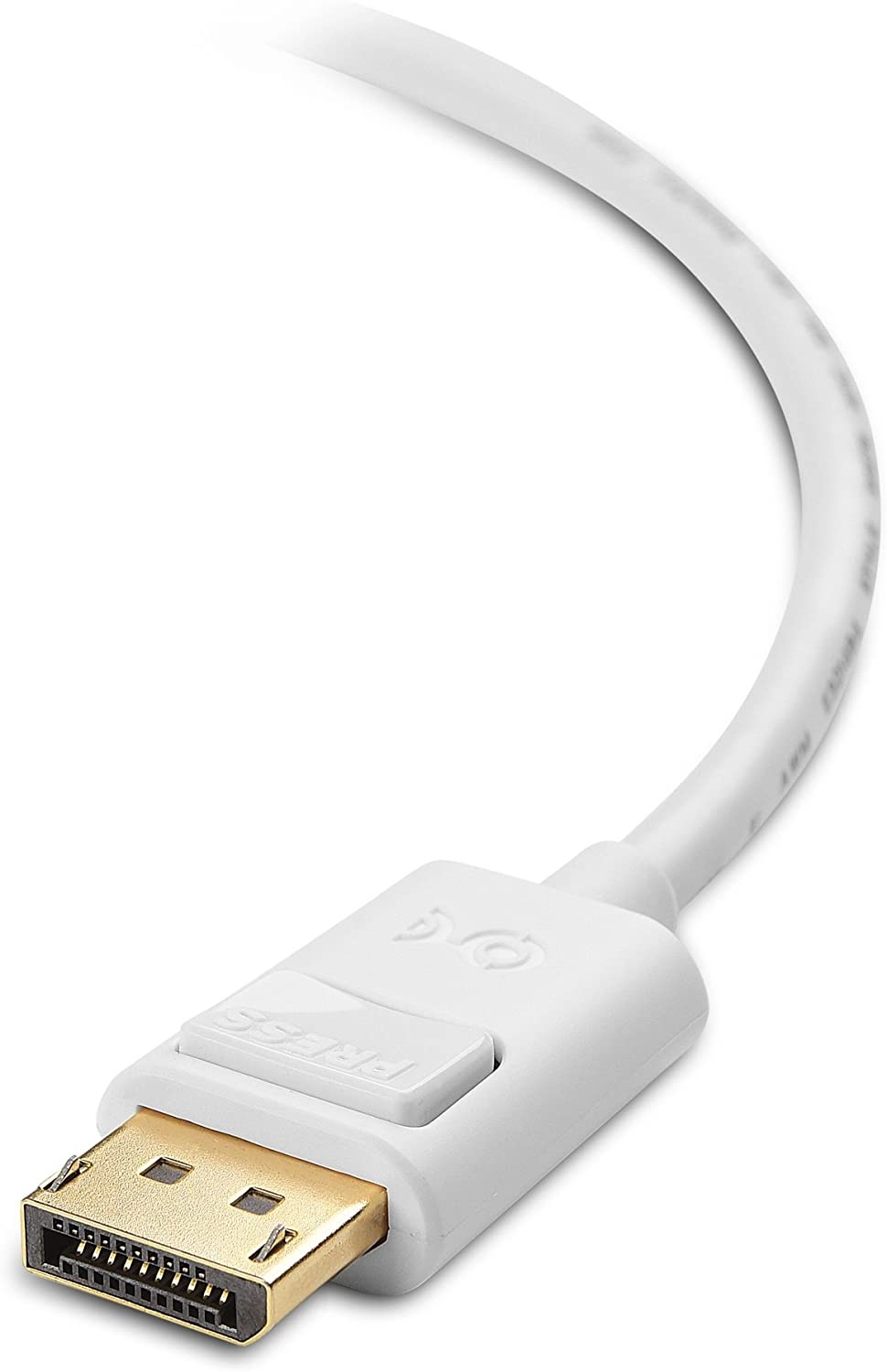 Cable Matters 4K Mini DisplayPort to DisplayPort Cable (DisplayPort to Mini DisplayPort) in White 3 Feet - 4K 60Hz 2K 144Hz Monitor Support