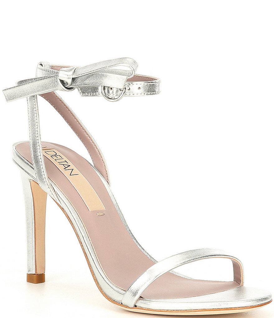 Deltan Miranda Ankle Bow Detail Dress Sandals