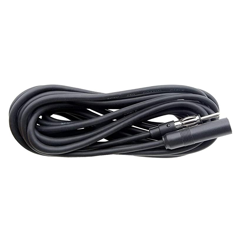 45M147 Ft Length Male to Female Universal Vehicle Car AMFM Radio Antenna Adaptor Extension Cable Pure Copper