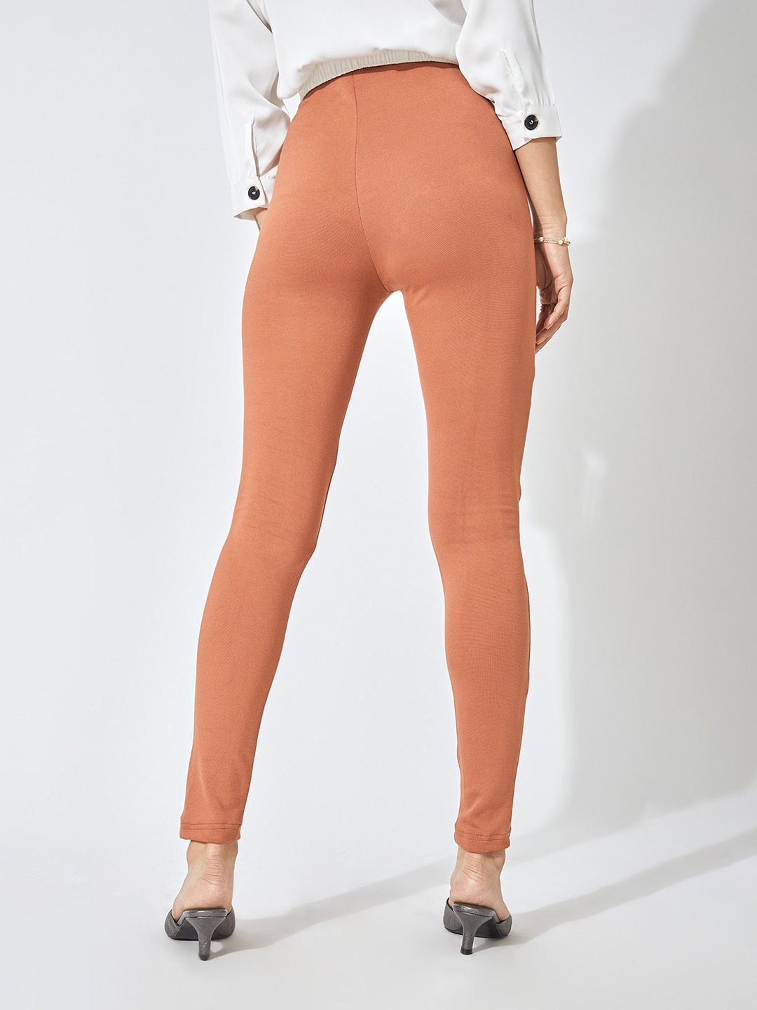 The Label Life Rust High Rise Leggings