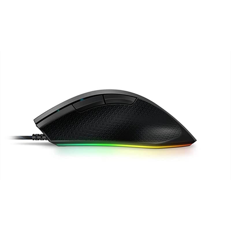Legion M500 RGB Gaming Mouse Up to 16000 DPI 50G 400Ips 7 Programmable Buttons 3 Zone 168Milion Colors RGB 10G Optional Magnet Weight 3 Onboard Profile 50 Million LR Button Durability