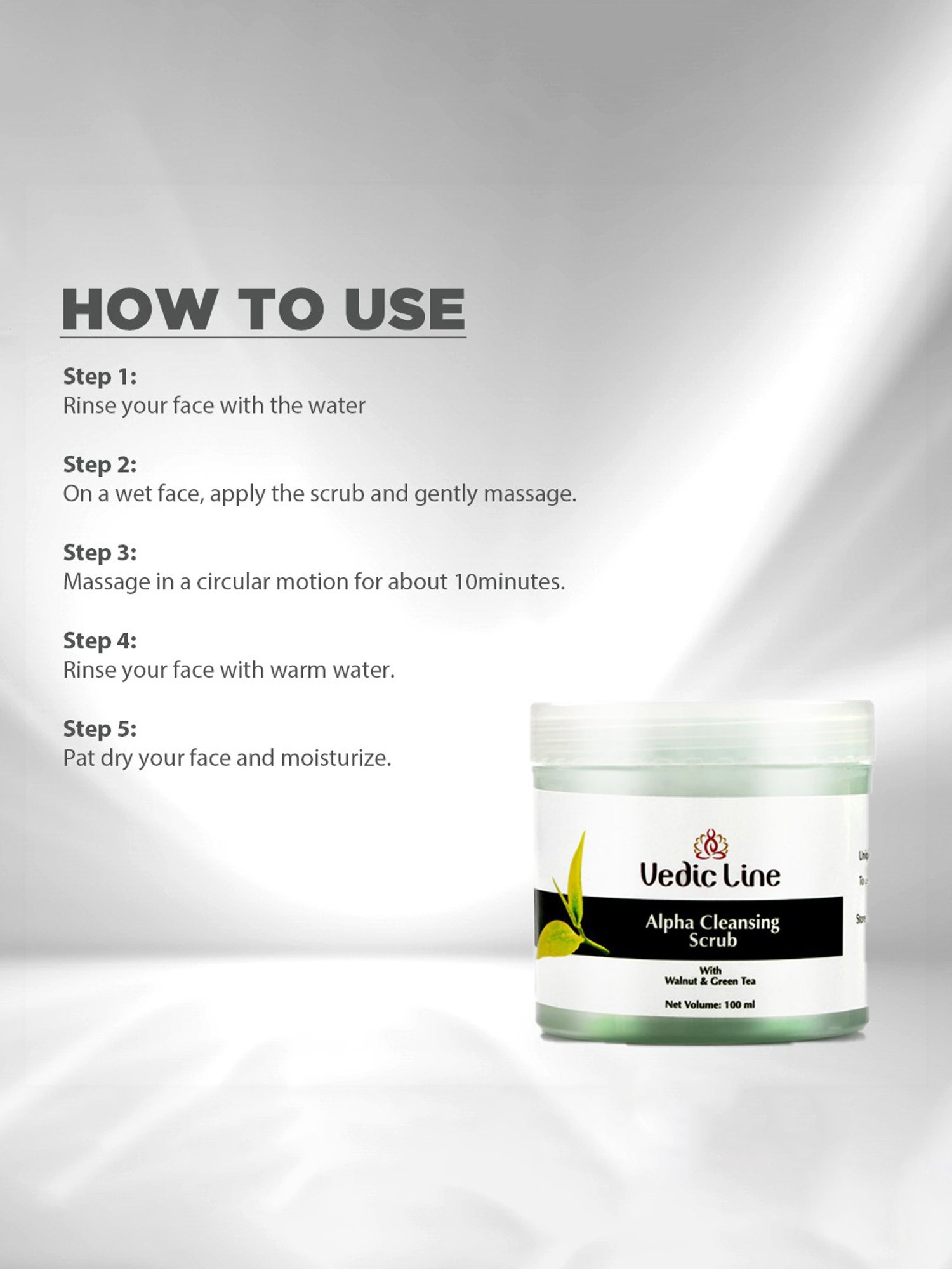 VEDIC LINE Alpha Cleansing Scrub - 100 ml